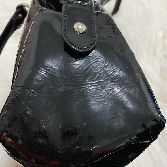 Coach black patent leather handbag - Picture 5 of 7